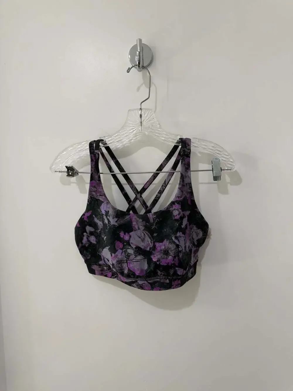 Lululemon Energy Bra Floral Shift Multi Purple Size 10